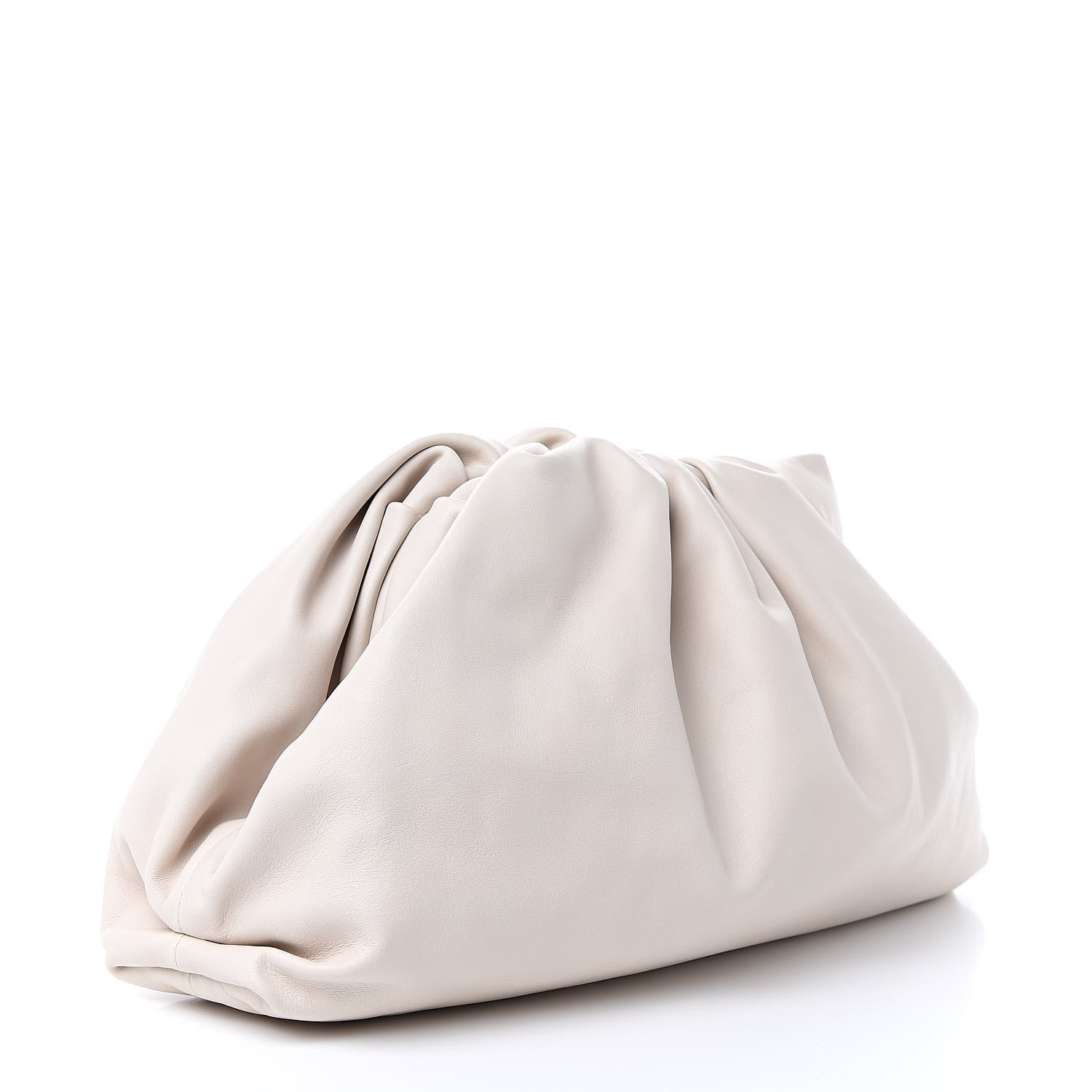 Bottega Veneta Smooth Butter Calf The Pouch Oversized Clutch Mist 3 of 10