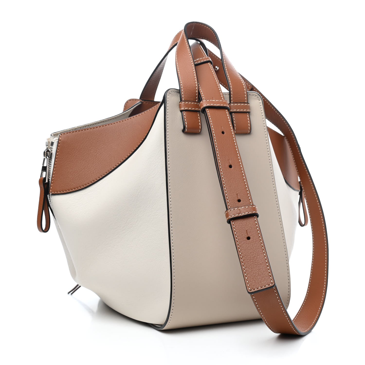 Loewe Calfskin Small Hammock Shoulder Bag Light Oat Tan 2 of 4