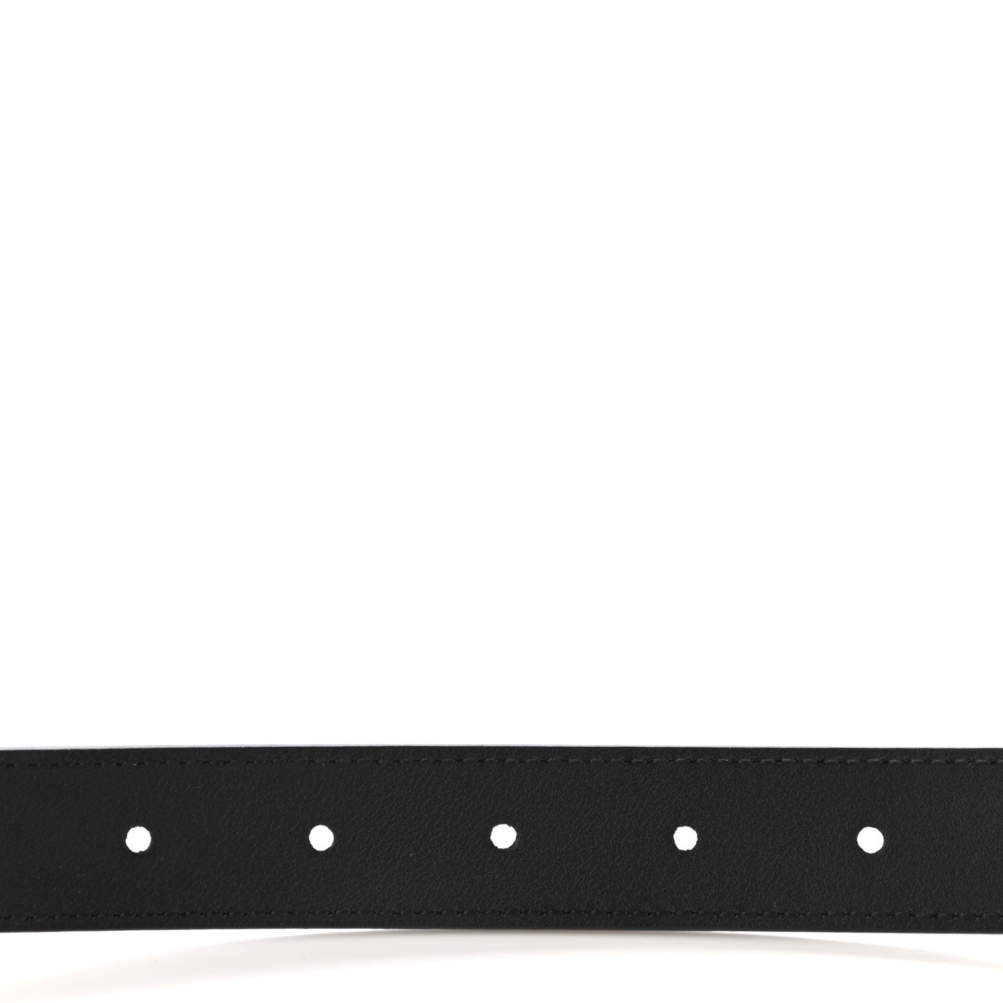 Moon Calfskin Torchon Double G 25mm Belt 85 34 Black