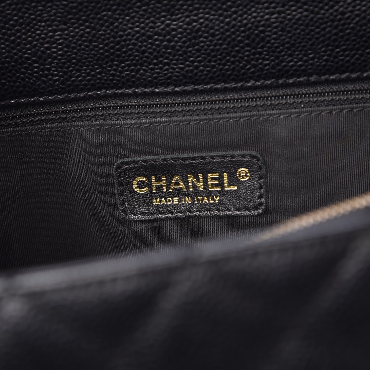 Chanel Caviar Quilted Grand Shopping Tote GST Black 6 of 12