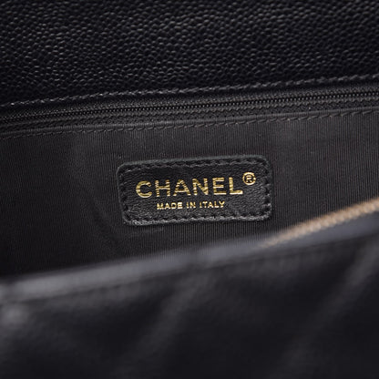 Chanel Caviar Quilted Grand Shopping Tote GST Black 6 of 12