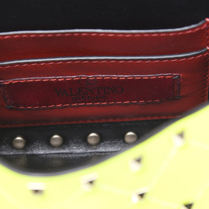Valentino Garavani Calfskin Micro Rockstud Spike Shoulder Bag Lime 5 of 10