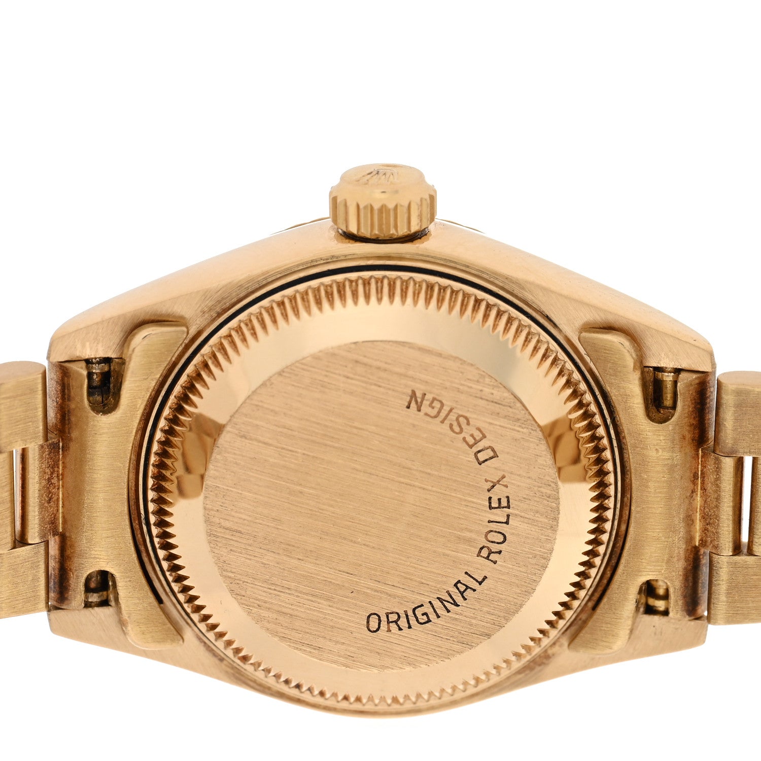 Rolex 18K Yellow Gold Diamond 26mm Datejust President Watch Champagne 69178 4 of 4