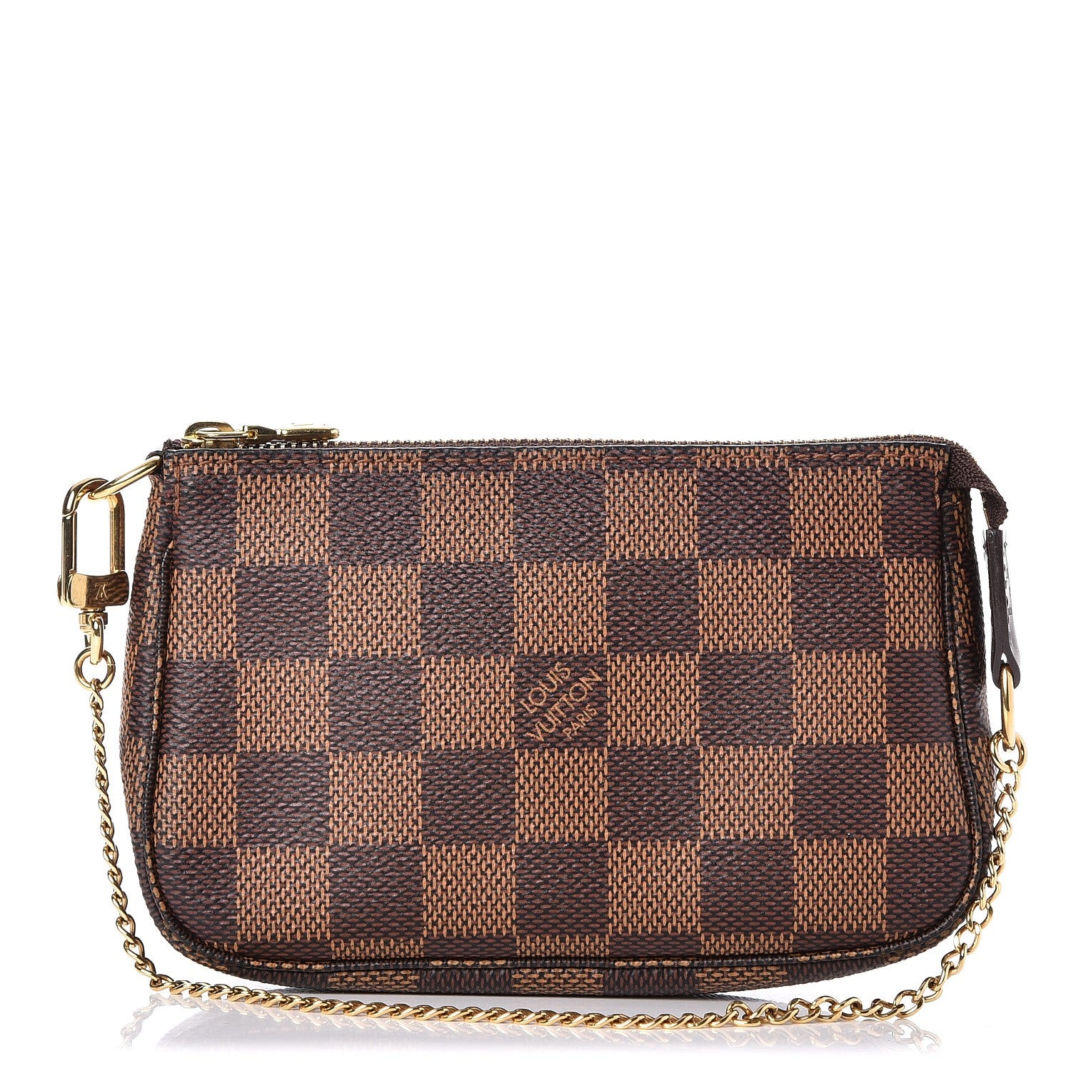 Louis Vuitton Damier Ebene Mini Pochette Accessories 1 of 8