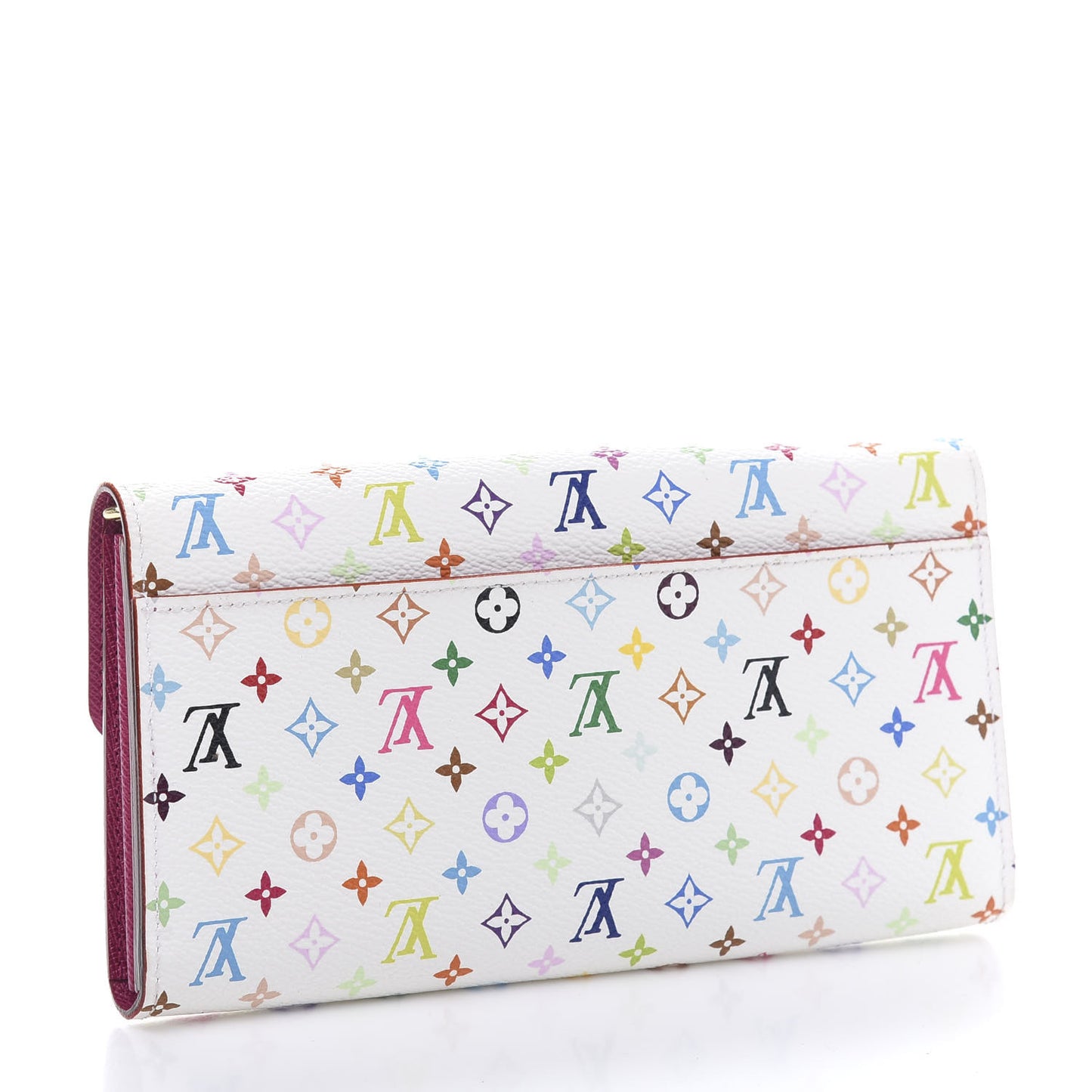 Monogram Multicolor Sarah Wallet NM White Eglantine