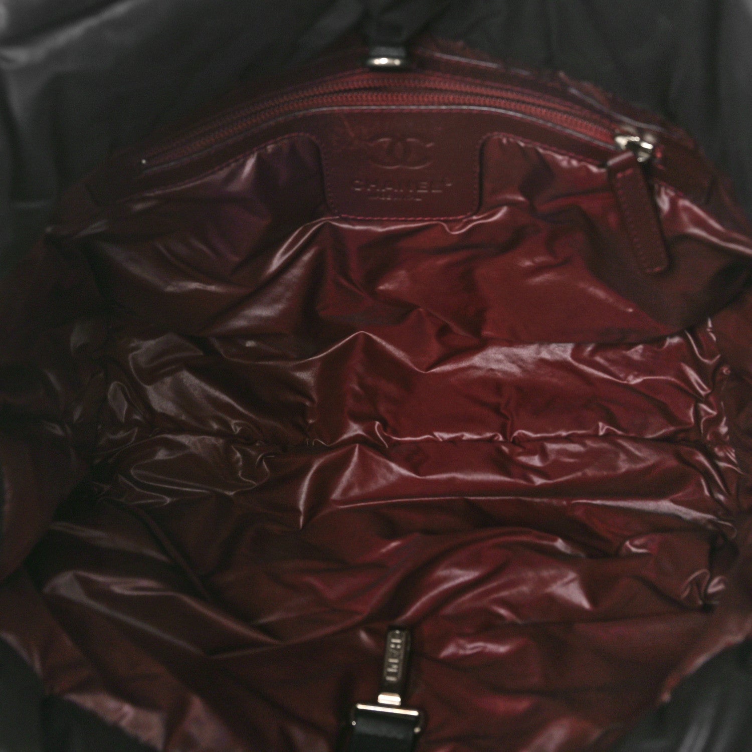 Chanel Nylon Quilted Small Coco Cocoon Tote Black 5 of 9