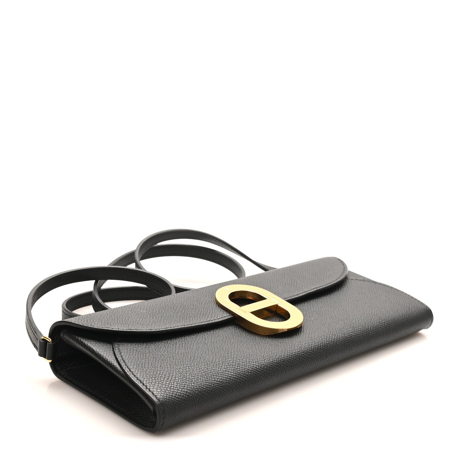 Hermes Epsom Maillon Wallet To Go Black 4 of 12