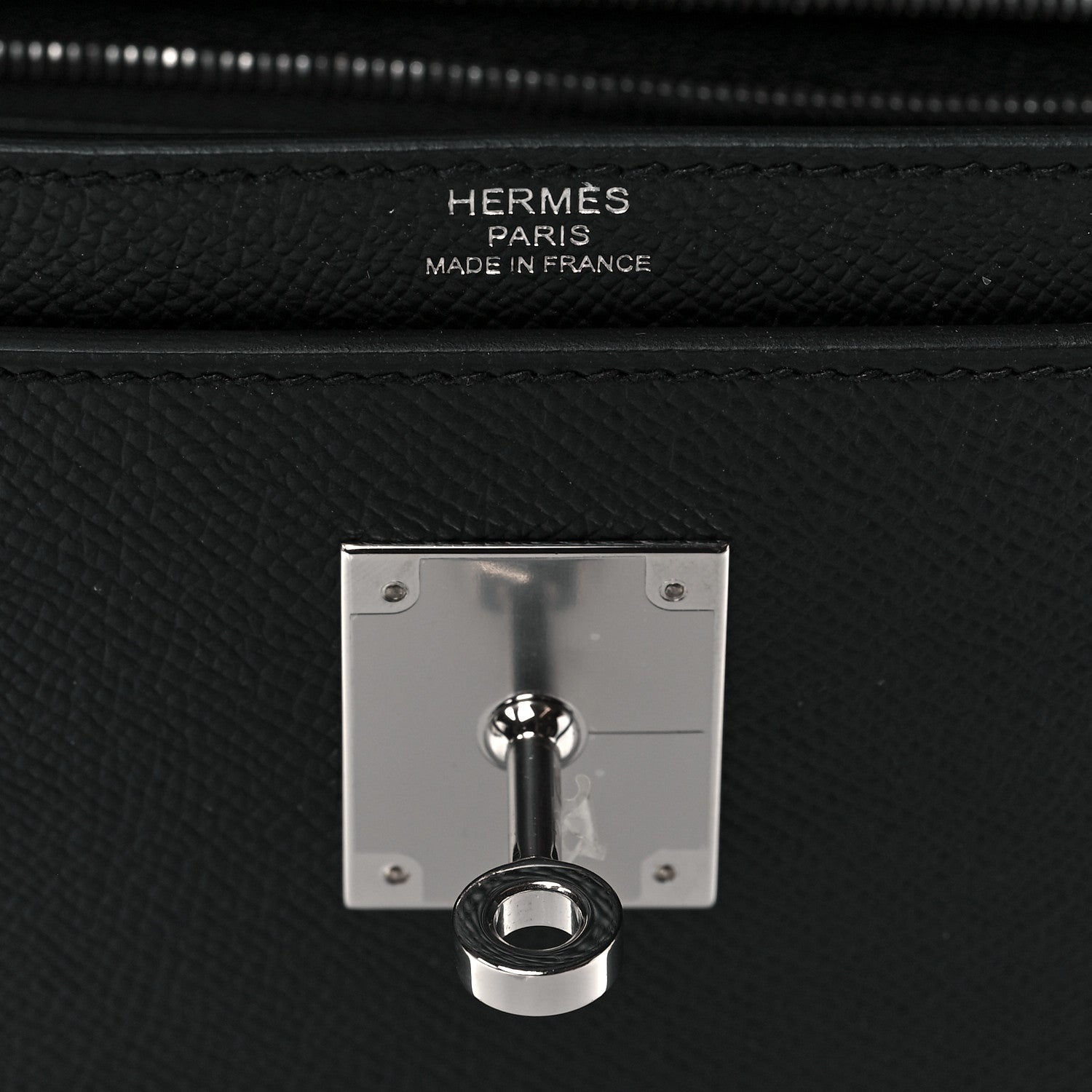 Hermes Epsom Kelly Depeches 36 Black 6 of 11