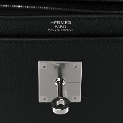 Hermes Epsom Kelly Depeches 36 Black 6 of 11