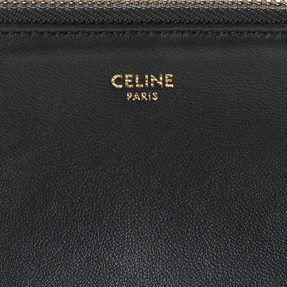 Celine Lambskin Small Trio Crossbody Bag Black 6 of 8