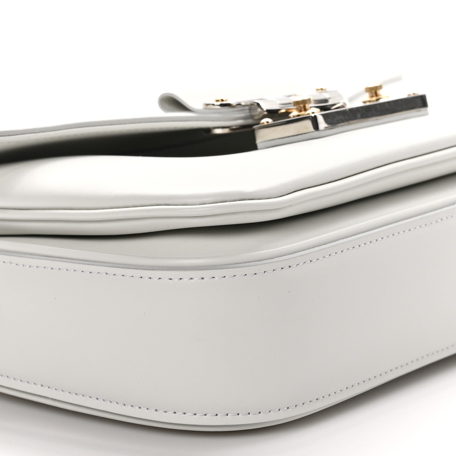 Louis Vuitton Calfskin Reverse Monogram Swing White 7 of 8