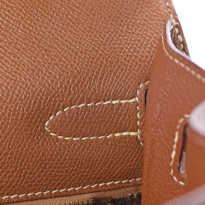 Hermes Courchevel Kelly Sellier 32 Gold 18 of 34