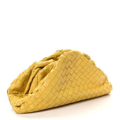 Bottega Veneta Nappa Maxi Intrecciato The Pouch Oversized Clutch Buttercup 3 of 10