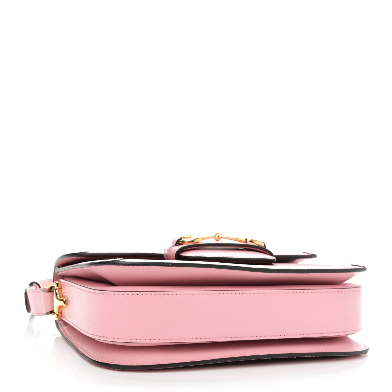 Gucci Azalea Calfskin Horsebit 1955 Shoulder Bag New Cherry Red Wild Rose 4 of 10