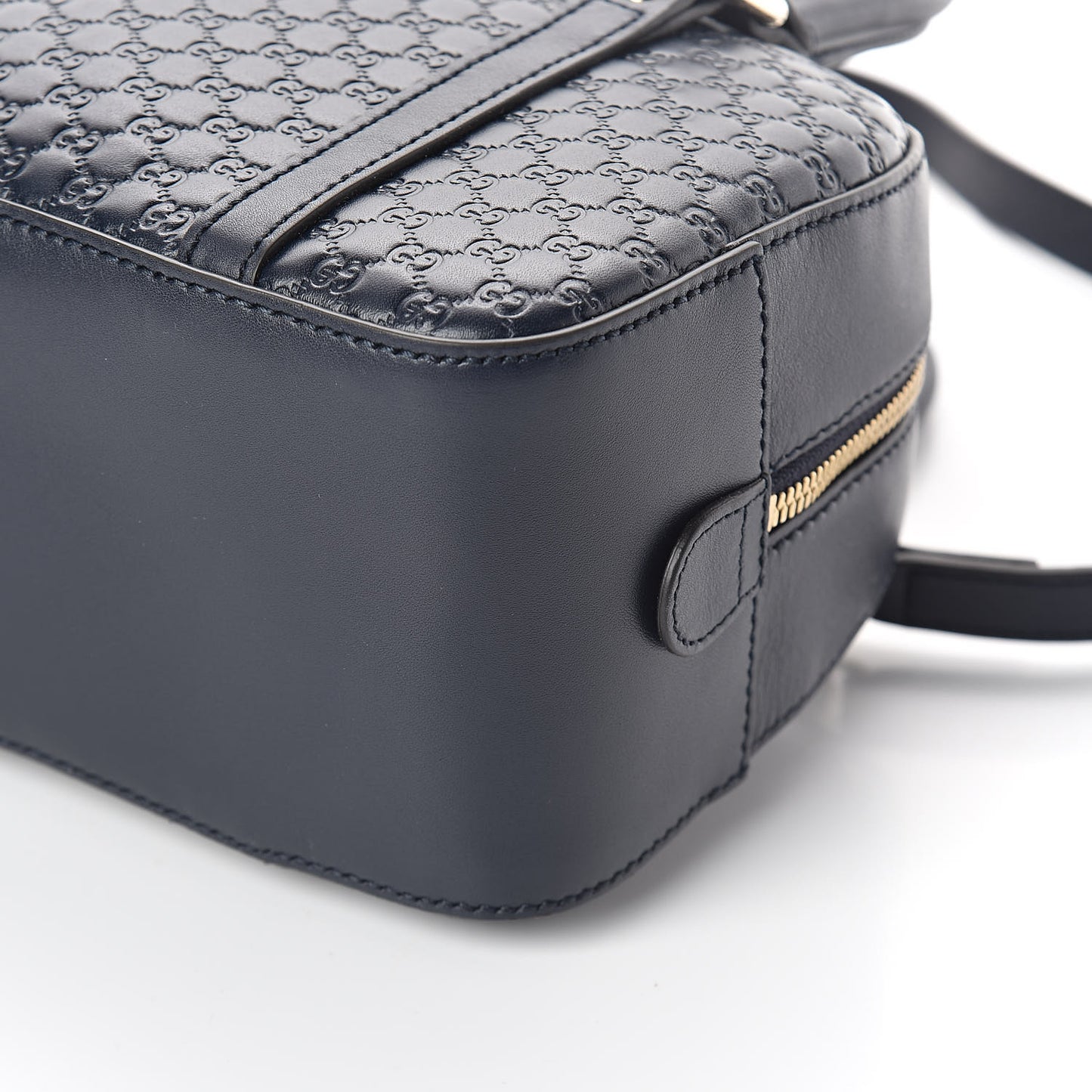Soft Microguccissima Small Crossbody Bag Blue