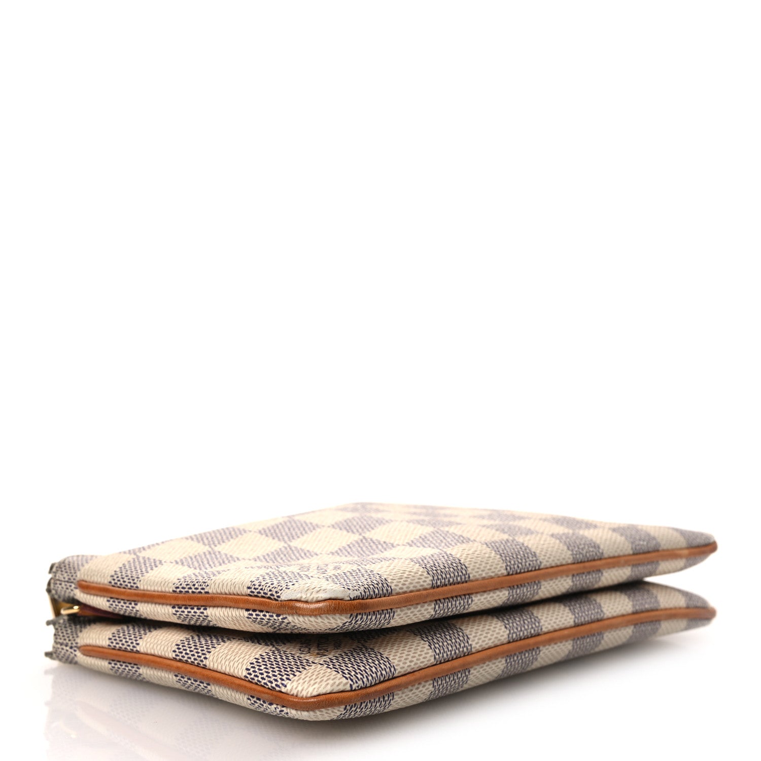 Louis Vuitton Damier Azur Double Zip Pochette 4 of 14