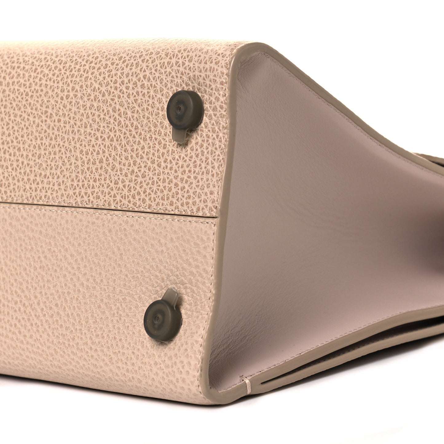Grained Calfskin Medium Diorever Flap Tapioca