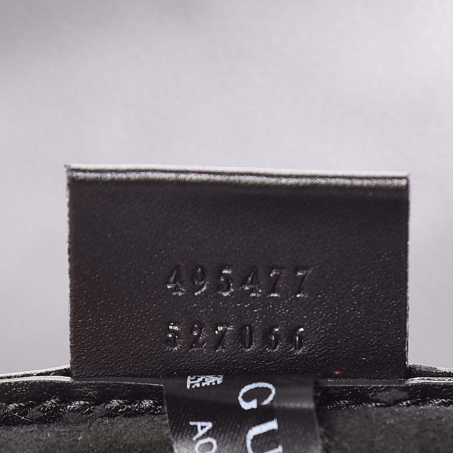Gucci Calfskin Logo Drawstring Backpack Black 10 of 11