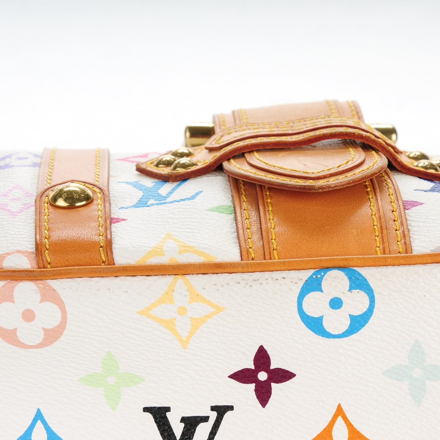 Monogram Multicolor Theda GM White