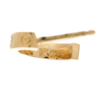 Cartier 18K Yellow Gold Small LOVE Hoop Earrings 5 of 5