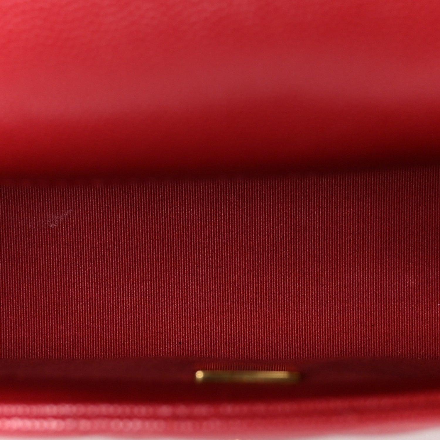 Chanel Caviar Quilted Camellia Chain Around Flap Red 4 of 10