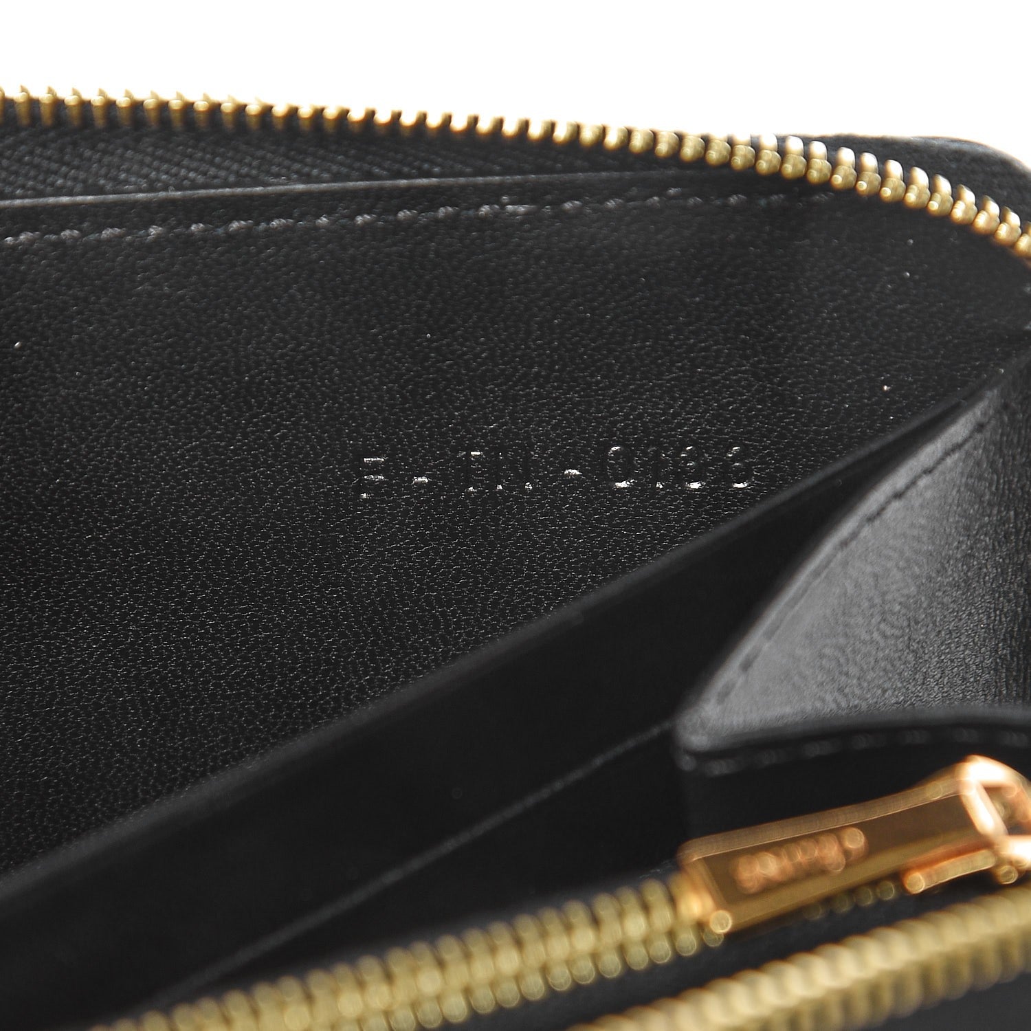 Celine Spazzolato Calfskin Large Zip Around Multifunction Wallet Yellow 7 of 7