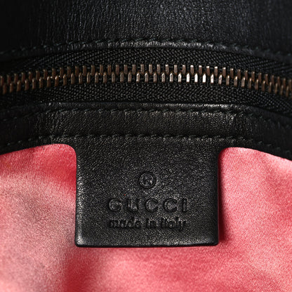 Gucci Velvet Matelasse Medium GG Marmont Shoulder Bag Black 5 of 10