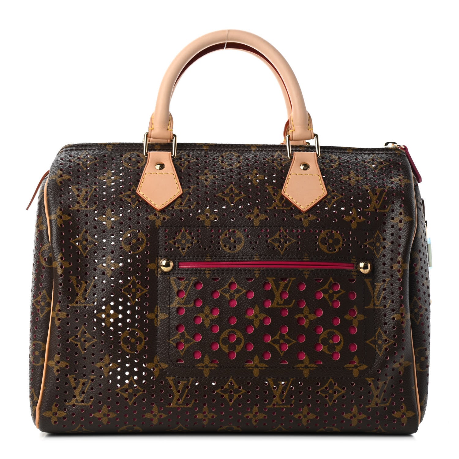 Louis Vuitton Monogram Perforated Speedy 30 Fuchsia 1 of 8