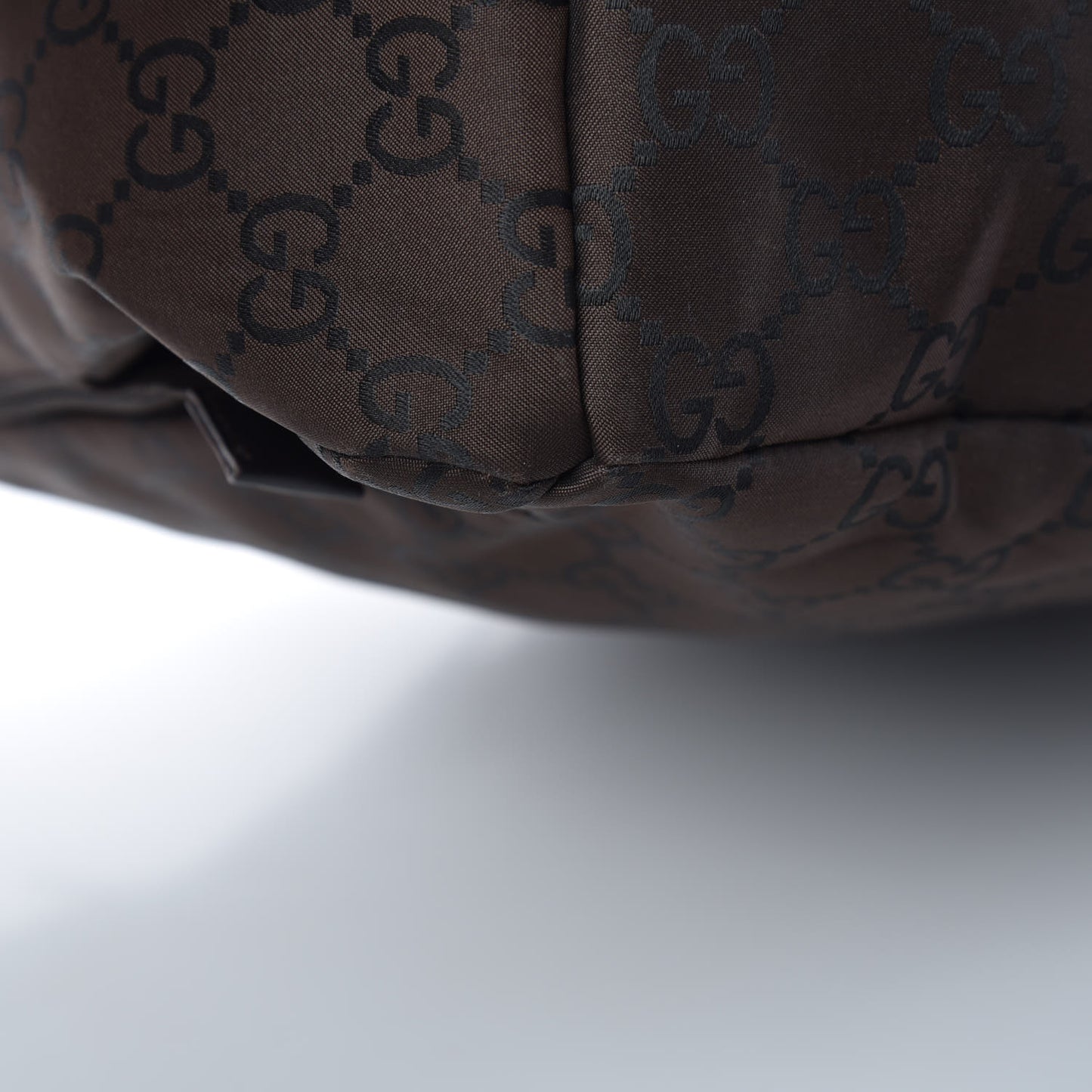 Nylon Monogram Extra Large Satchel Dark Brown