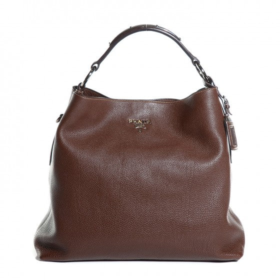 Prada Vitello Daino Hobo Bruciato 1 of 20