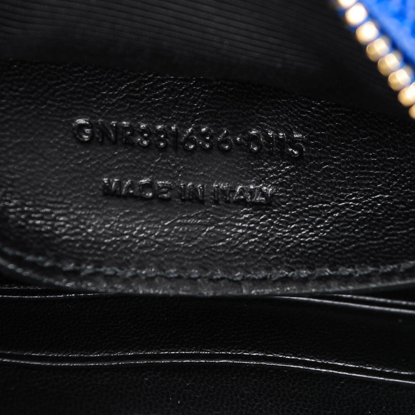 Grain De Poudre Small Classic Monogram Camera Bag Blue Majorelle