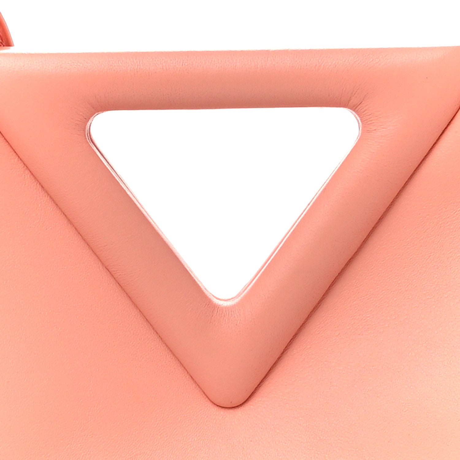 Bottega Veneta Calfskin Small The Point Triangle Bag Peachy 7 of 9