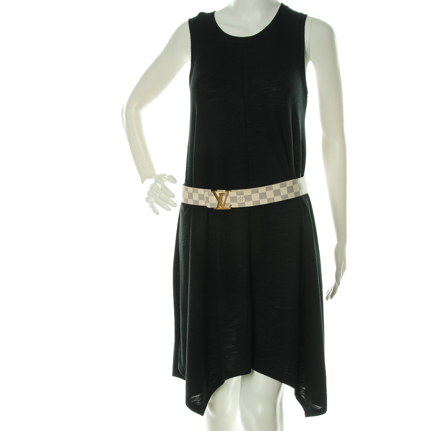 Louis Vuitton Damier Azur LV Initiales Belt 90 36 2 of 8