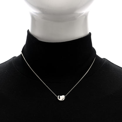 Tiffany Sterling Silver Elsa Peretti 8mm Bean Pendant Necklace 2 of 4