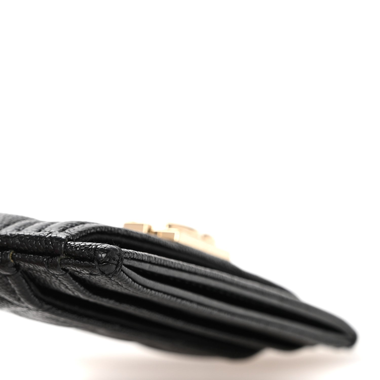 Chanel Caviar Quilted Boy Card Holder Black 11 of 11