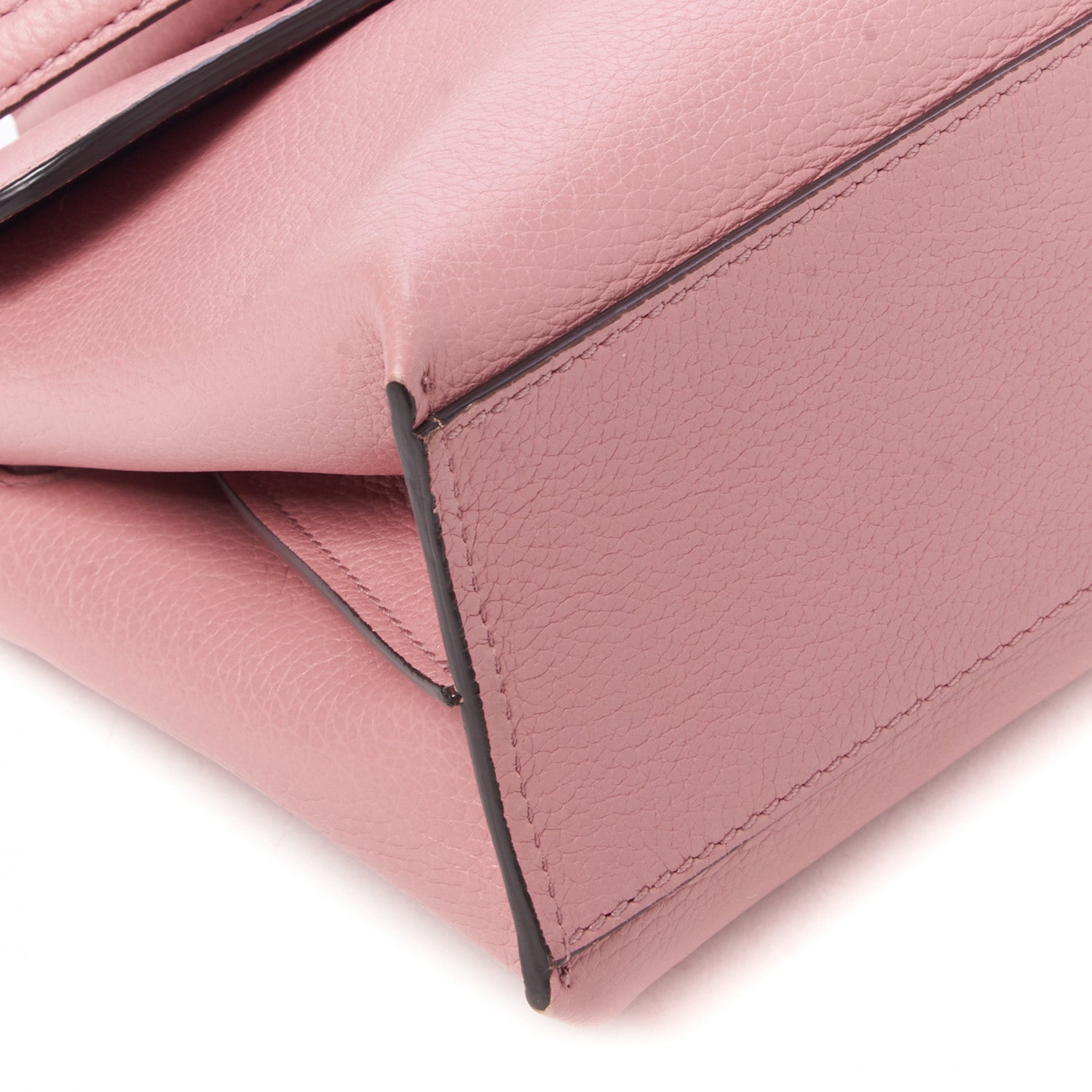 Gucci Cellarius Calfskin Small Bamboo Daily Top Handle Bag Carmine Rose 6 of 9