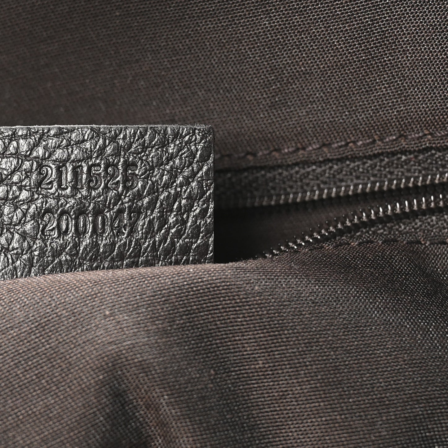 Monogram Denim Large Tote Dark Brown