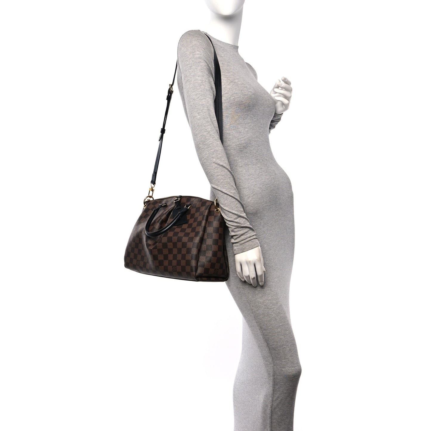 Damier Ebene Odeon Tote MM Black