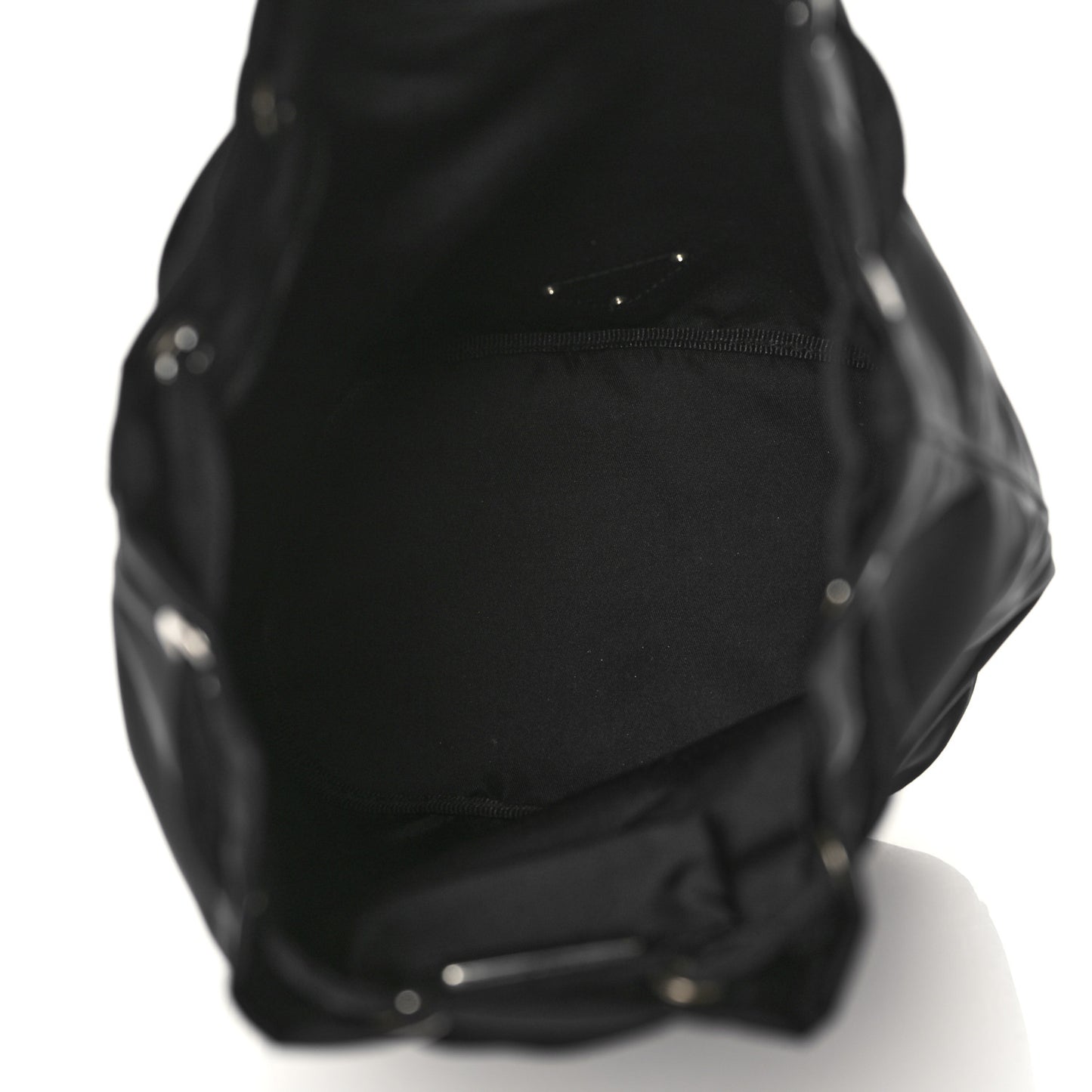 Nylon Vela Drawstring Pouch Black