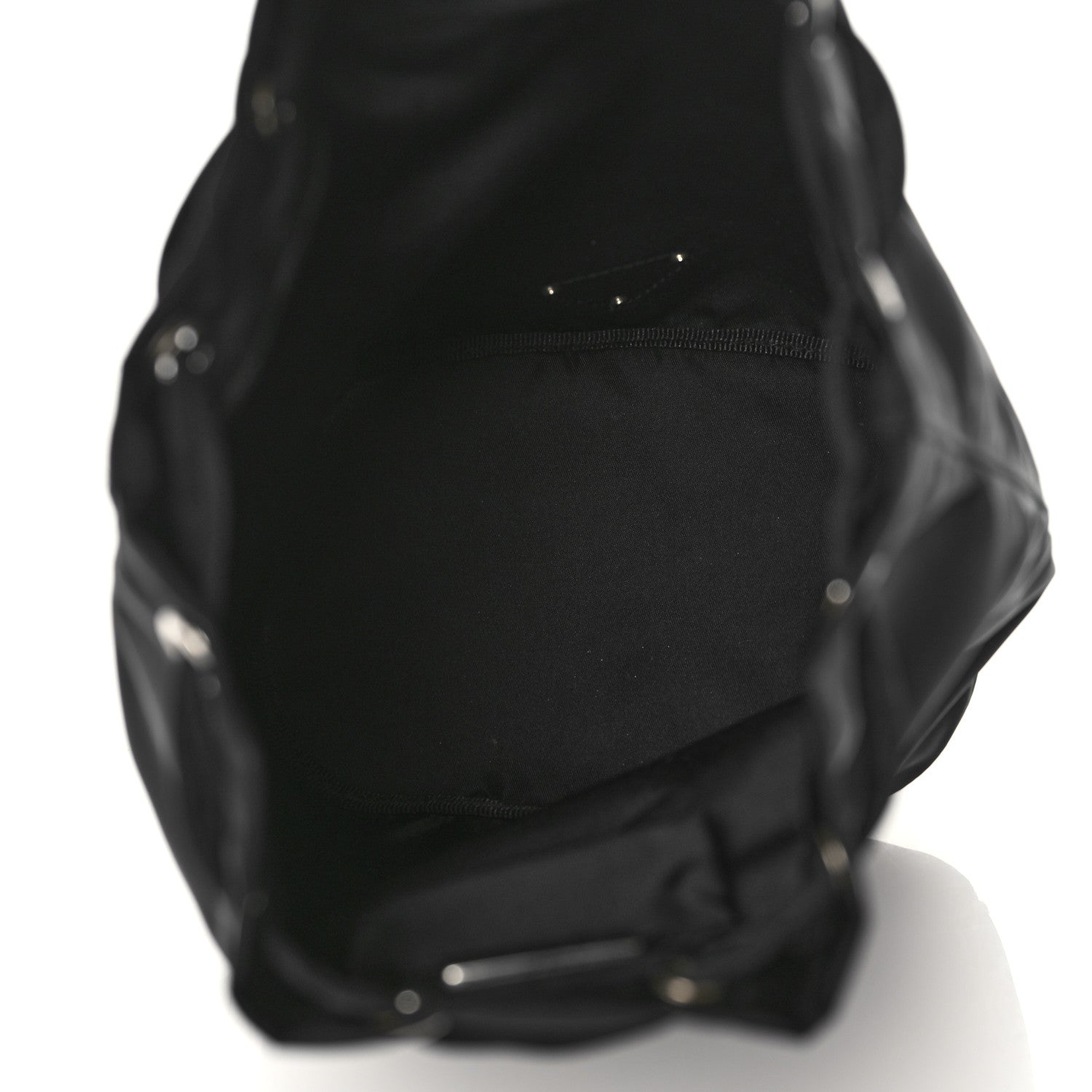 Prada Nylon Vela Drawstring Pouch Black 5 of 9