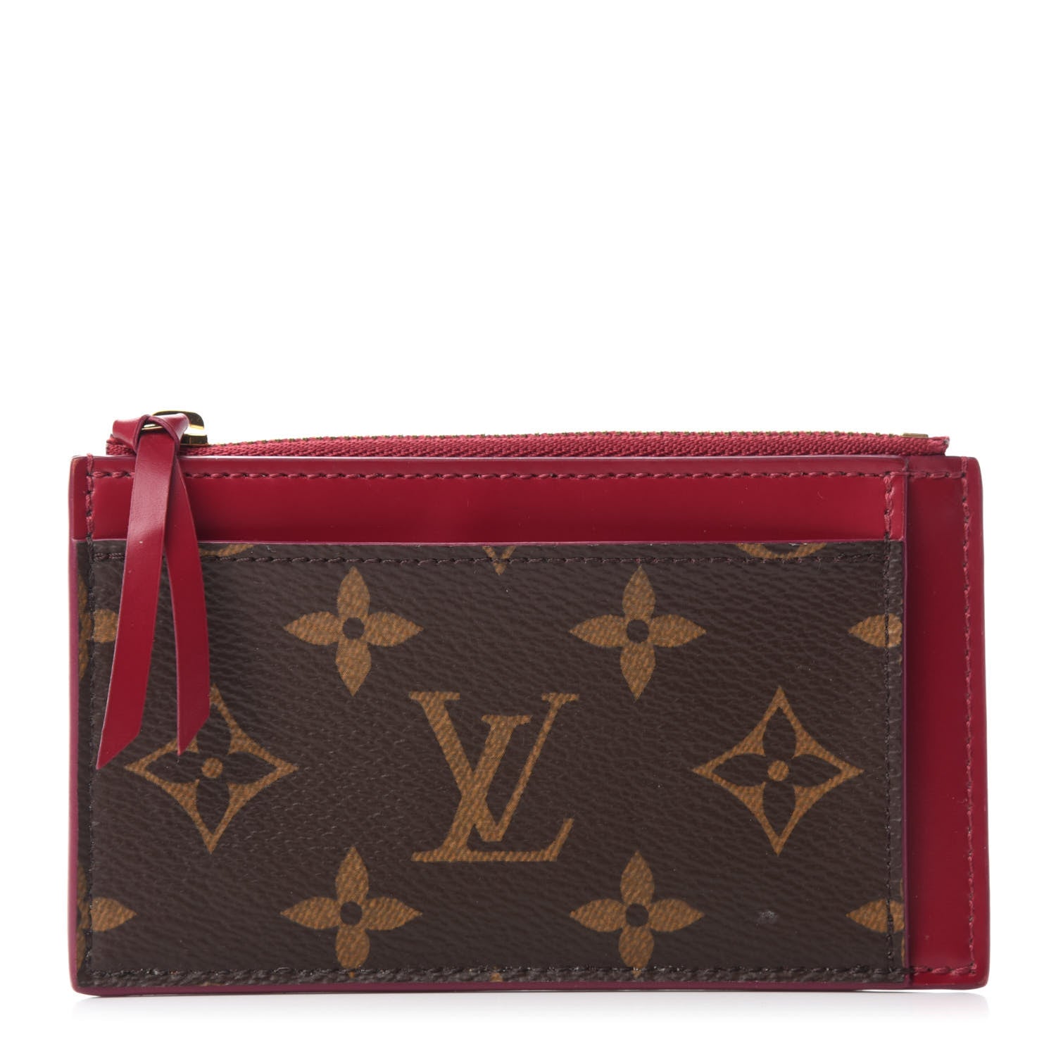 Louis Vuitton Monogram Zipped Card Holder Fuchsia 1 of 8