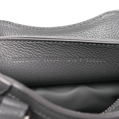 Balenciaga Grained Calfskin Neo Classic Silver Hardware Mini City Dark Grey 7 of 11