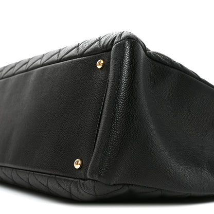 Chanel Caviar Quilted XL Grand Shopping Tote GST Black 10 of 10