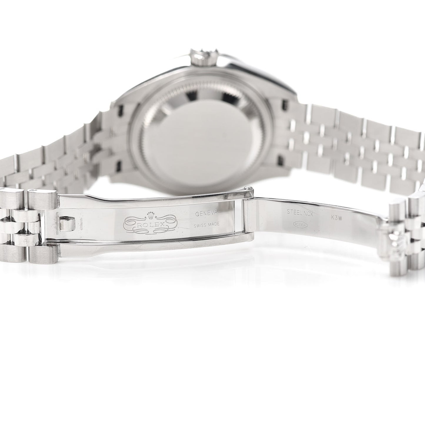 Stainless Steel 18K White Gold Diamond Mother of Pearl 28mm Oyster Perpetual Datejust Watch 279384