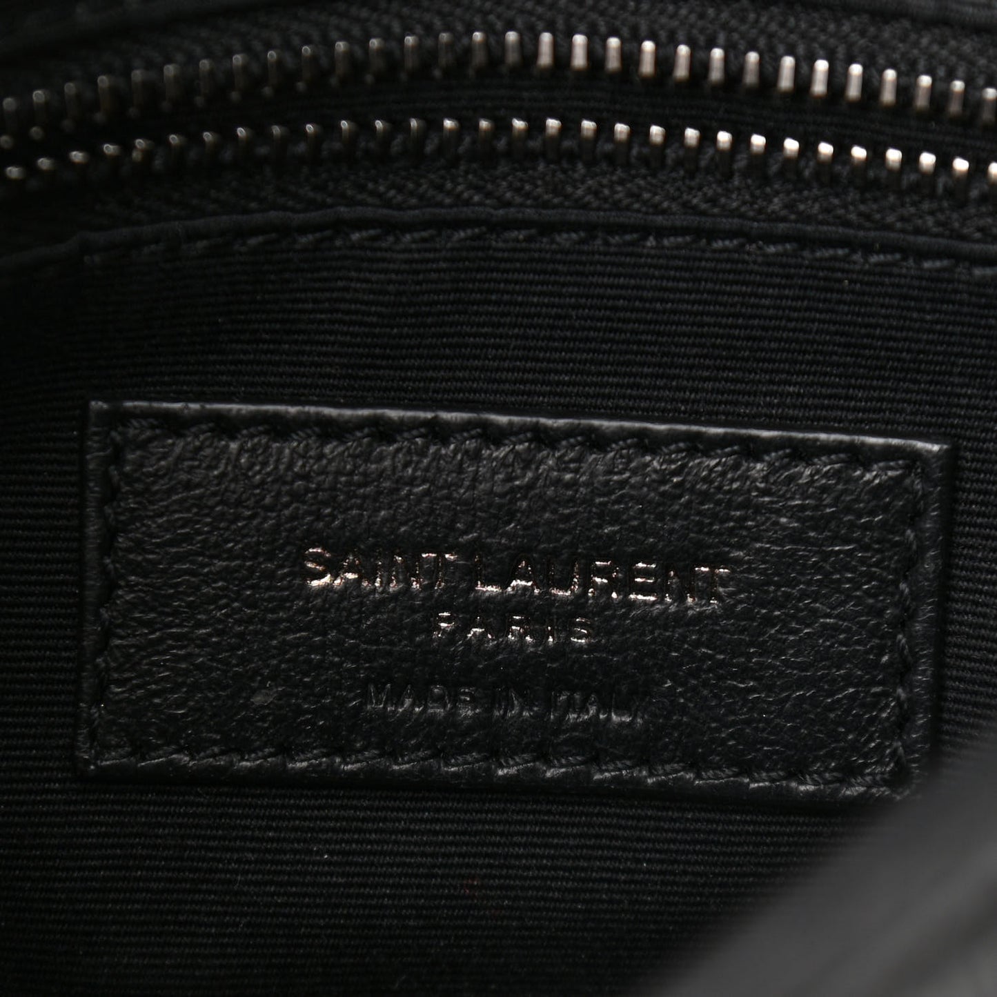 Crinkled Calfskin Matelasse Monogram Niki Chain Wallet Black