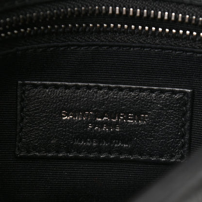 Saint Laurent Crinkled Calfskin Matelasse Monogram Niki Chain Wallet Black 6 of 10