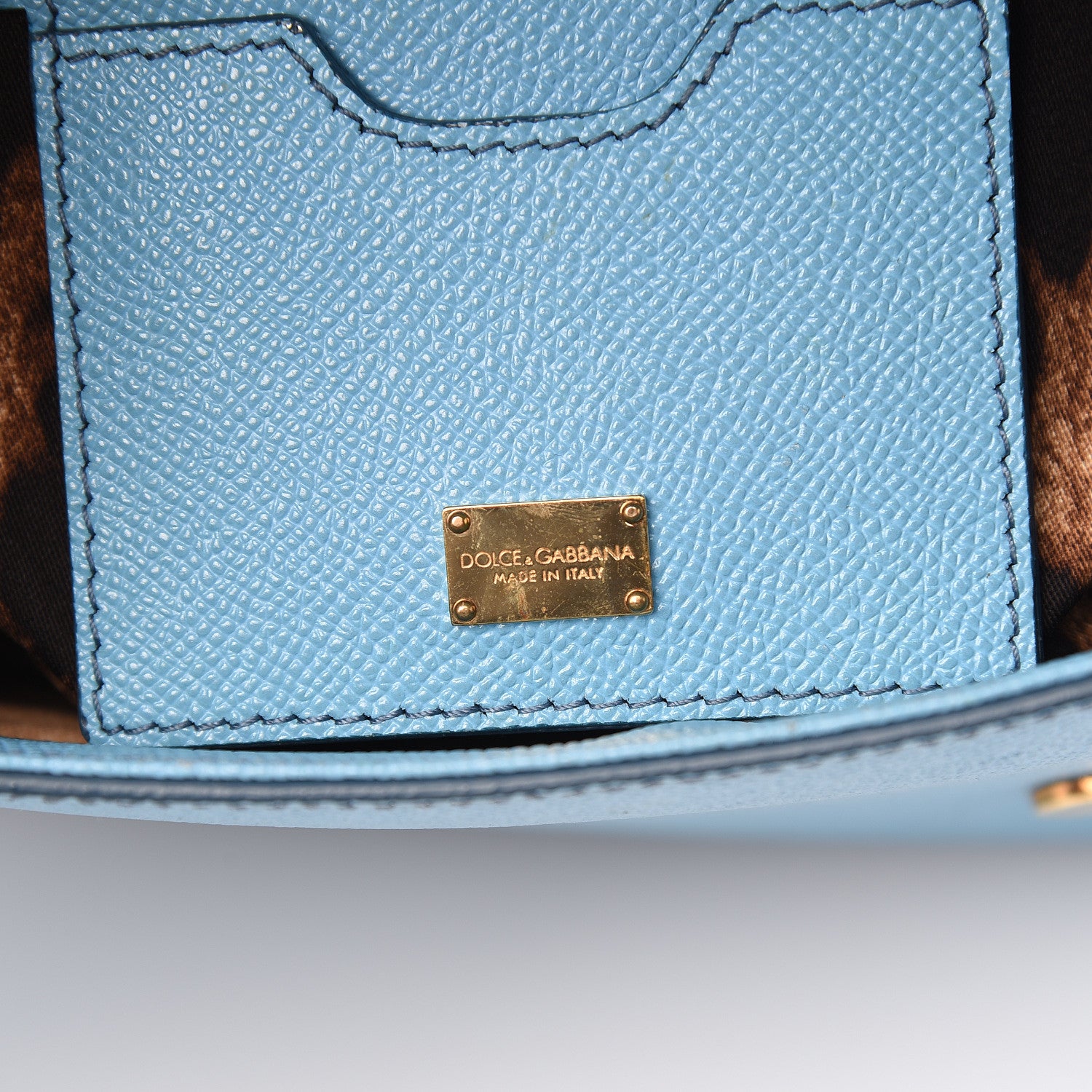 Dolce & Gabbana Dauphine Medium Miss Sicily Satchel Celeste 6 of 12