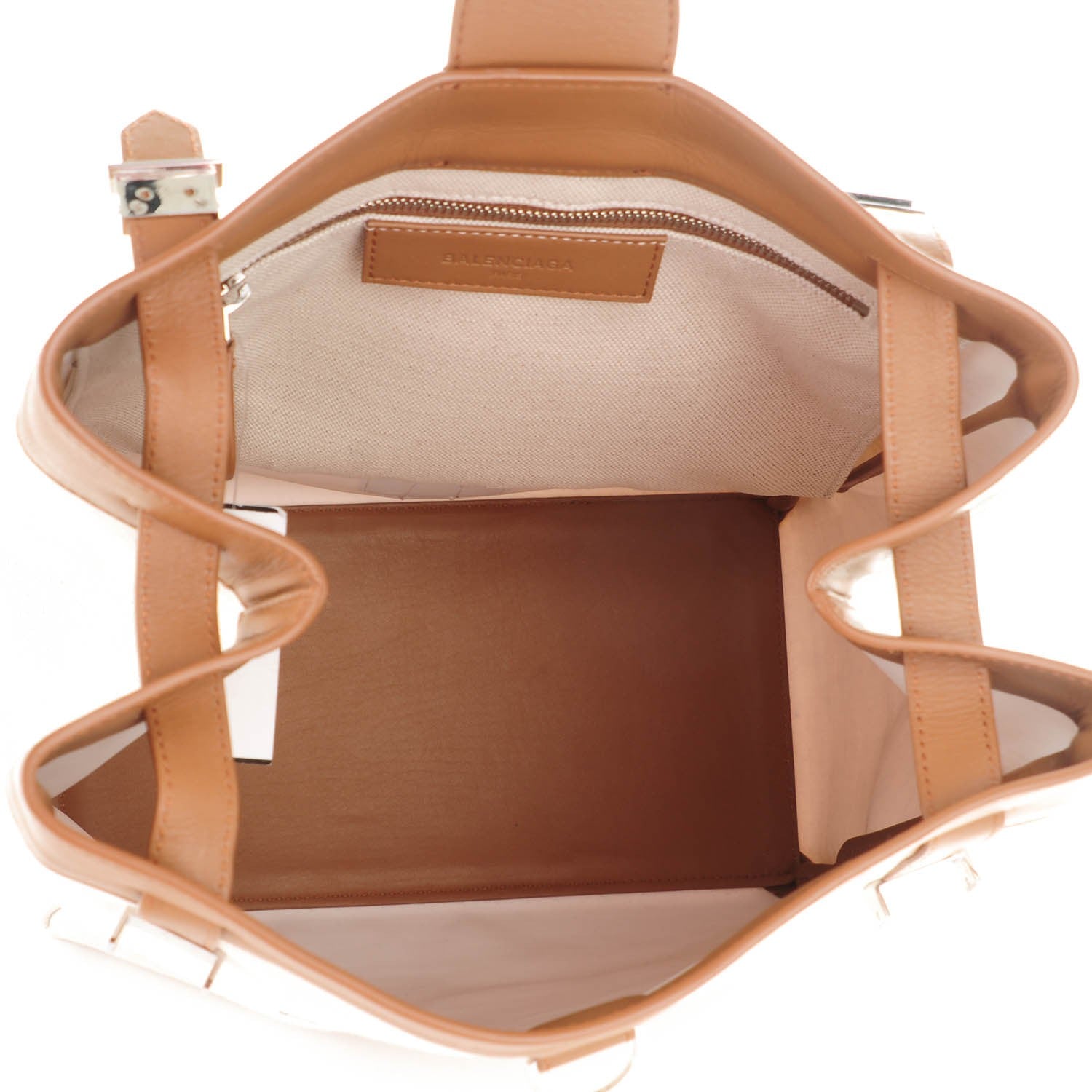 Balenciaga Natural Canvas Shoulder Duffle 5 of 7
