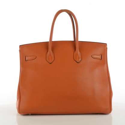 Hermes Taurillon Clemence Birkin 35 Potiron 5 of 21