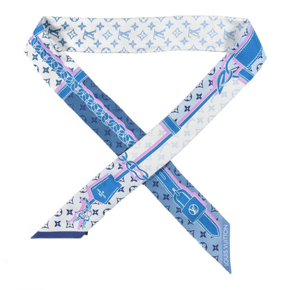 Louis Vuitton Silk Monogram Rising Confidential BB Bandeau Denim 1 of 3